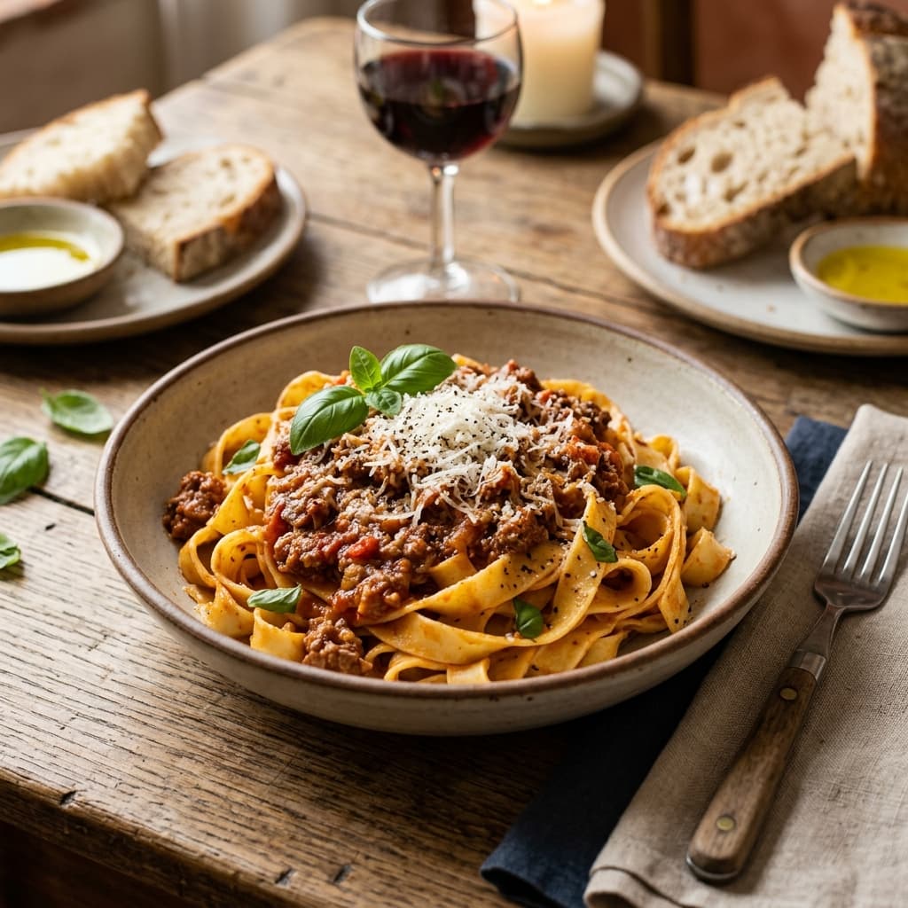 Tagliatelle al Ragù